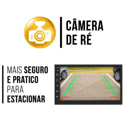 Imagem de Kit Multimidia Android Focus 09 11 13 7 Pol GPS + Câmera