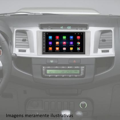 Imagem de Kit Multimidia Android Hilux 12 13 14 15 7 Pol GPS Tv Rádio