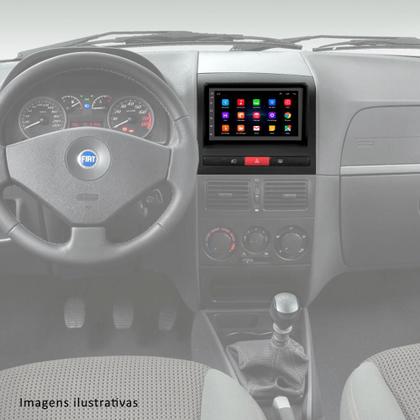 Imagem de Kit Multimídia Android Palio Siena Strada Idea 2004 A 2014 7" GPS Integrado Tv Online Bt