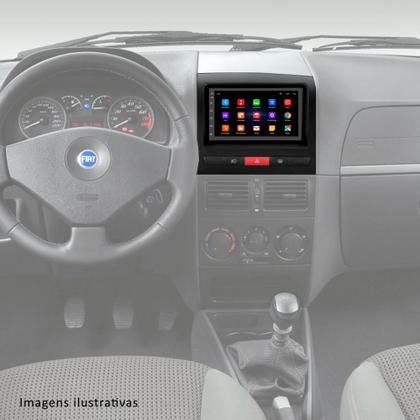 Imagem de Kit Multimídia Android Palio Siena Strada Idea 2004 A 2014 7" GPS Integrado Tv Online Bt