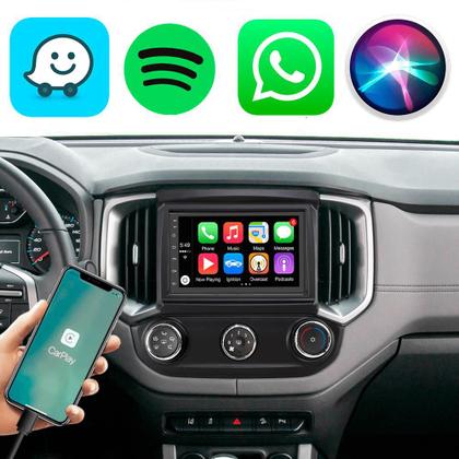 Imagem de Kit Multimídia Android S10 Trailblazer 2017-2021 7 Pol CarPlay/Android Auto Youtube