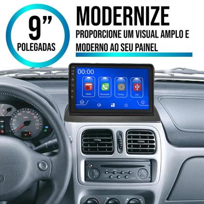 Imagem de Kit Multimidia Carplay 9 Polegadas Clio 2000 - 2005 MP5 BT Android Auto