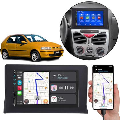 Imagem de Kit Multimidia Carplay Palio 2001-2013 7 Pol MP5 Touch-screen + Câmera de ré