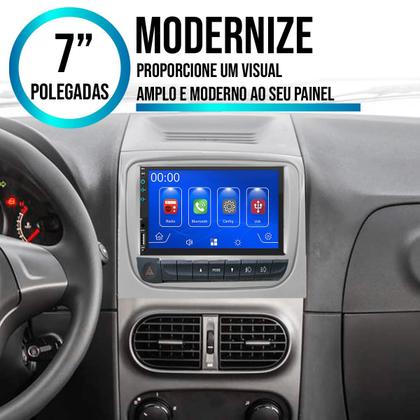 Imagem de Kit Multimídia Carplay Palio Siena Strada 2012 A 2020 7 Pol MP5 Touch-screen