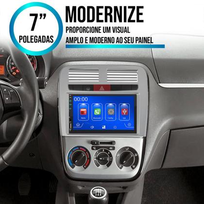 Imagem de Kit Multimídia Carplay Punto 2008-2012 7 Pol MP5 Touch-screen + Câmera de ré