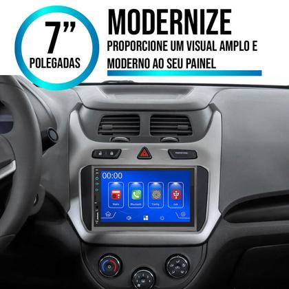 Imagem de Kit Multimidia Chevrolet Cobalt 2013 a 2016 Mp5 7 Pol Android Auto Carplay