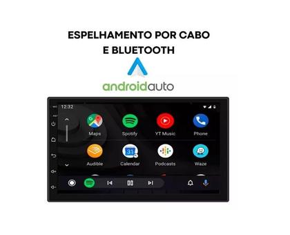 Imagem de Kit Multimídia Gol Parati Saveiro G3 00 / 05 7 Pol CarPlay AndroidAuto USB Bt FM - 708BR Roadstar