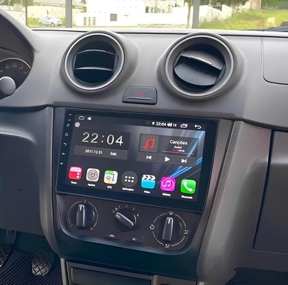 Imagem de Kit Multimidia Gol Voyage Saveiro G5 9 Pol Carplay AndroidAuto BT USB FM - Roadstar 7009BR