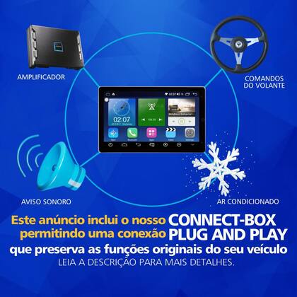 Imagem de Kit Multimidia Jeep Compass 2022 2023 2024 9" Android Auto//Carplay 