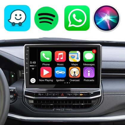 Imagem de Kit Multimidia Jeep Compass 2022 2023 2024 9" Android Auto//Carplay 