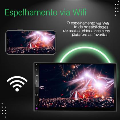 Imagem de Kit Multimídia MP10 Carplay e Android Auto com Camera de Ré