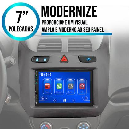 Imagem de Kit Multimídia Mp5 Cobalt 2016-2020 7 Pol Carplay Android-Auto + Câmera de ré