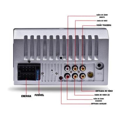 Imagem de Kit Multimidia MP5 Corsa Montana 02 04 08 10 12 7 Pol TouchScreen BT  