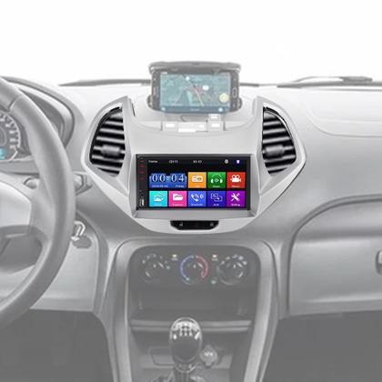 Imagem de Kit Multimídia Mp5 Ford Ka 2018 2019 2020 2021 7 Polegadas Espelhamento Android e IOS