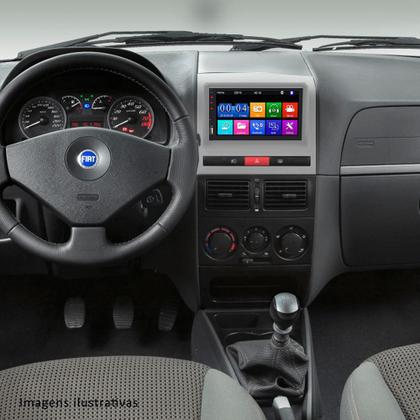 Imagem de Kit Multimídia Mp5 Palio Siena Idea Strada 2004 2005 2006 2007 2008 2009 2010 2011 2012 2013 + Moldura