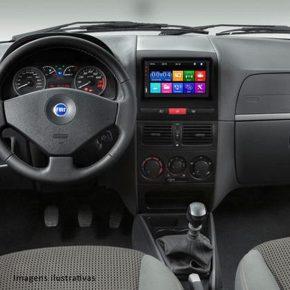 Imagem de Kit Multimídia Mp5 Palio Siena Idea Strada 2004 2005 2006 2007 2008 2009 2010 2011 2012 2013 + Moldura