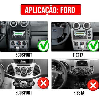 Imagem de Kit Multimídia Mp5 Polo SpaceFox Bora 7 Pol Touch Carplay + Câmera de ré