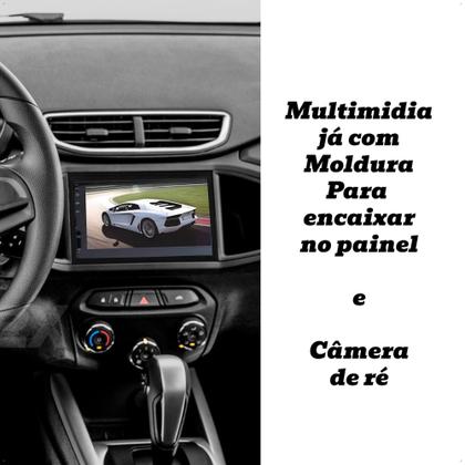 Imagem de Kit Multimídia Onix Cobalt Prisma Spin MP5 H-Tech - HT-3000 + Moldura + Câmera de ré