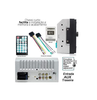 Imagem de Kit Multimídia Onix Prisma Joy 7 Pol Carplay AndriodAuto Usb SD BT FM - 7810HCPAA FirstOption