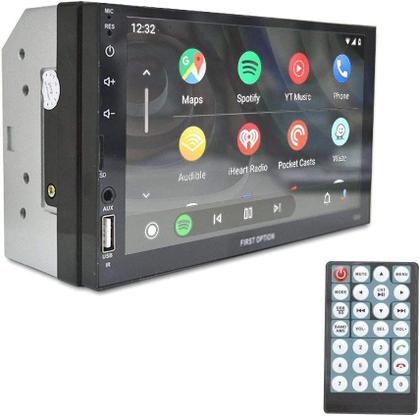 Imagem de Kit Multimidia Palio Siena Strada Idea 2005 / 2011 Preta 7 Pol MP5 Radio USB SD Bt Espelhamento - 7830 First Option