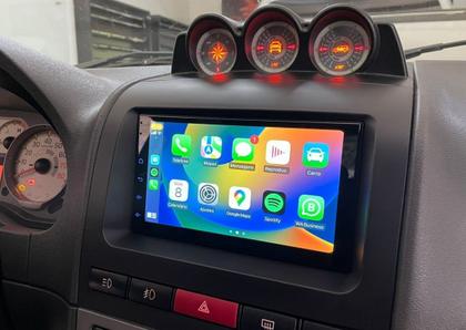 Imagem de Kit Multimidia Palio Siena Strada Idea 2005 / 2011 Preta 7 Pol MP5 Radio USB SD Bt Espelhamento - 7830 First Option