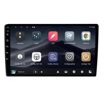 Imagem de Kit Multimídia Palio Strada Siena Idea 2005 / 2011 9 Pol Android Carplay 2/64GB - ADAK 2964-G2