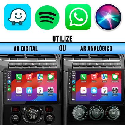 Imagem de Kit Multimídia Peugeot 3008 2011-2016 9 Polegadas CarPlay Android