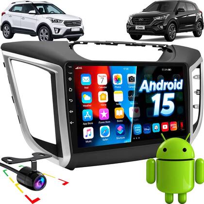 Kit Multimídia Sistema Android 15 4G RAM 64GB Memoria Nimus Tela 9