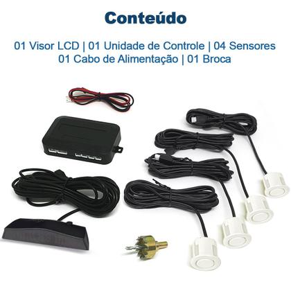 Imagem de Kit Multimídia Tela Retrátil + Câmera Ré + Sensor Ré Pérola Corolla 2008 2009 2010 2011 2012 Espelhamento