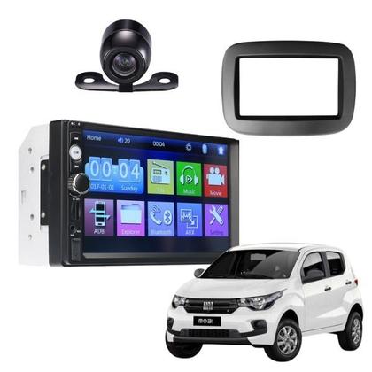 Imagem de Kit multimídia universal mp5 fiat mobi com camera de ré