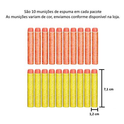Imagem de Kit Munições para Arminha Lançador de Dardos Nerf 60 Peças