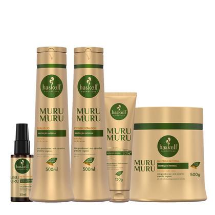 Imagem de Kit Murumuru Haskell 05 Itens 500ml/g - Néctar Concentrado 35ml
