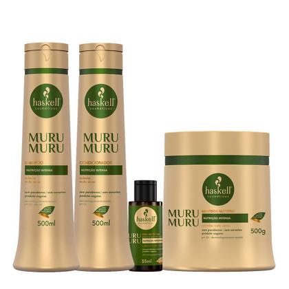 Imagem de Kit Murumuru Haskell 4 Itens 500ml/g - Seiva Nutritiva 35ml