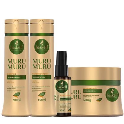 Imagem de Kit Murumuru Haskell 4 Produtos P - Néctar Concentrado 35ml