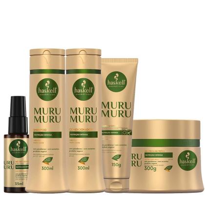 Imagem de Kit Murumuru Haskell 5 Produtos P - Néctar Concentrado 35ml