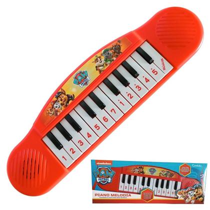 Imagem de Kit Musical Boombox e Piano Melodia Paw Patrol Patrulha Canina Candide