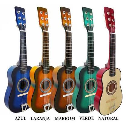 Imagem de Kit Musical Infantil Teclado Com Microfone + Mini Violão