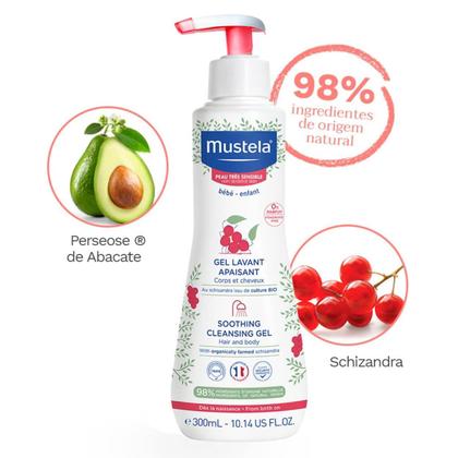 Imagem de Kit Mustela Bebê com Gel Lavante Cabelo e Corpo e Hidratante Corporal Pele Muito Sensível