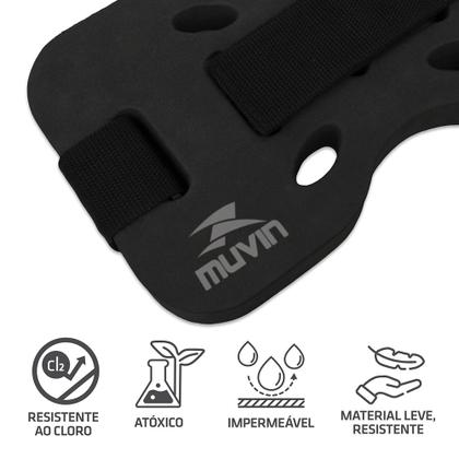 Imagem de Kit Muvin com Caneleira Hidroginástica 2kg a 3kg + Cinto Flutuante - Fechamento em Fecho de Contato
