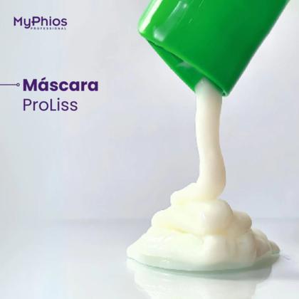 Imagem de Kit Myphios Proliss Shampoo+Redutor Capilar 1L +Escova