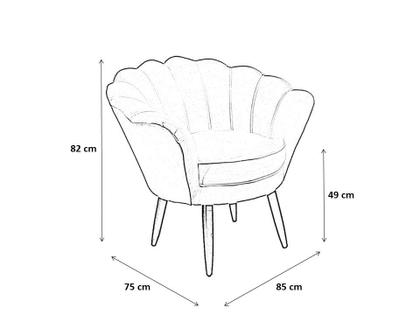 Imagem de Kit Namoradeira + 2 Poltronas Decorativa Pétala Suede Marsala Pés Madeira Mz Decor