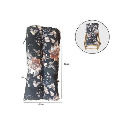 Imagem de Kit Namoradeira Com Mesinha De Bambu E Almofadas P/ Varanda