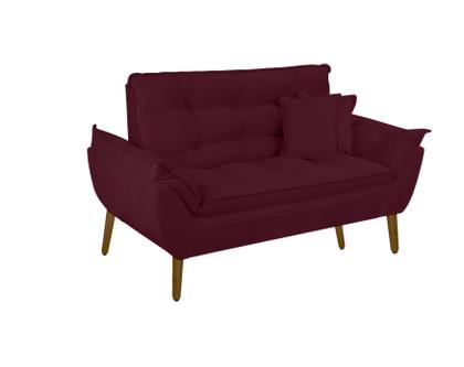 Imagem de Kit namoradeira opala + 02 Almofadas Decorativas Suede Bordô -Pandora Decor 