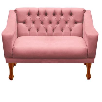 Imagem de Kit Namoradeira Sofá 2 Lugares Grécia + 2 Poltronas  Conjunto Estofado no Suede, Confortável e Moderno - Dritex