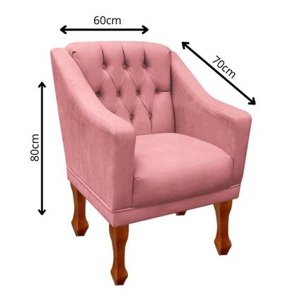 Imagem de Kit Namoradeira Sofá 2 Lugares Grécia + 2 Poltronas  Conjunto Estofado no Suede, Confortável e Moderno - Dritex