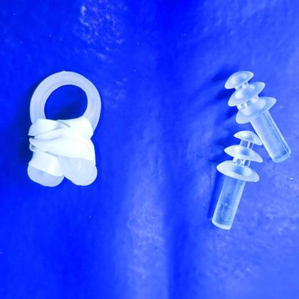 Imagem de Kit Natação Completo 3 Peças Com Touca Revestida Em Silicone Óculos Ajustável E Com Ótima Vedação 