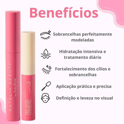 Imagem de Kit Natalia Beauty by Ruby Rose: Gel Brow Boss e Sérum Two Much