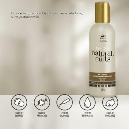 Imagem de Kit Natural Curls 1 Higienizador 1 Condicionador 240ml 1 Creme Butter Cream 450g Keracare Avlon