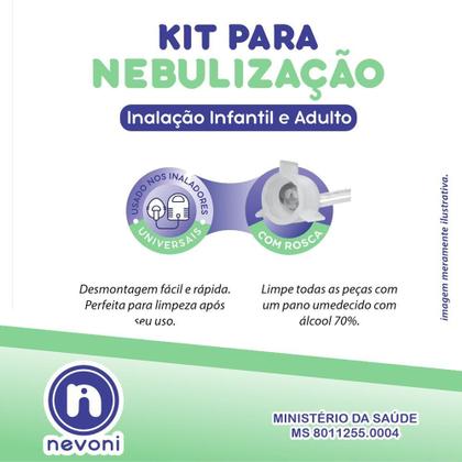 Imagem de Kit Nebulização Infantil/Adulto Rosca Universal Nevoni