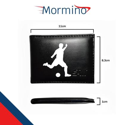 Imagem de Kit Nécessaire Preta Premium Com Carteira Executiva Futebol